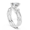 Round Diamond Vintage Three-Stone Engagement Ring