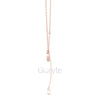 Diamond Heart Drop Pendant Necklace with Accent Chain – Includes Chain