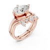 Pear Diamond Bridal Set