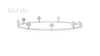 Floating Round Cut Diamond Bracelet