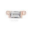 Baguette Diamond Bar Necklace