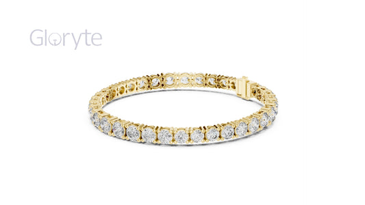 Round Brilliant Diamond Tennis Bracelet