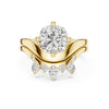 Cushion & Oval Diamond Bridal Set