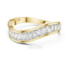 Elegant Channel Set Baguette Diamond Band Ring