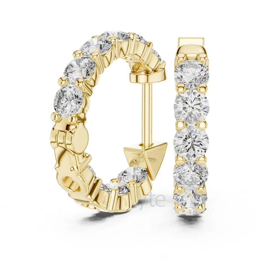 Classic Round Hoop Earrings