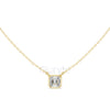 Asscher Cut Bezel Pendant | 1.50 CT