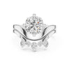 Cushion & Oval Diamond Bridal Set