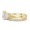 Round Diamond Vintage Three-Stone Engagement Ring