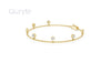 Floating Round Cut Diamond Bracelet