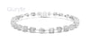 Mixed Shape Diamond Tennis Bracelet