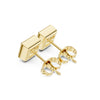 Princess Cut Diamond Stud Earrings – Bezel Set in Silver, 10K & 14K Gold