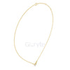 Diamond Cluster V-Shaped Necklace