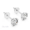 Round Brilliant Cut Diamond Stud Earrings