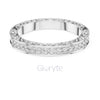 Vintage Inspired Diamond Eternity Band with Micro Prong Setting