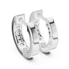 Classic Channel Set Diamond Hoop Earrings – Lab-Grown / Moissanite