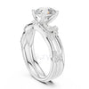 Round Diamond Vintage-Inspired Bridal Set