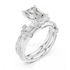 Emerald Diamond Bridal Set