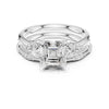 Round Diamond Vintage Three-Stone Engagement Ring