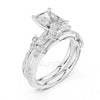 Radiant Diamond Bridal Set