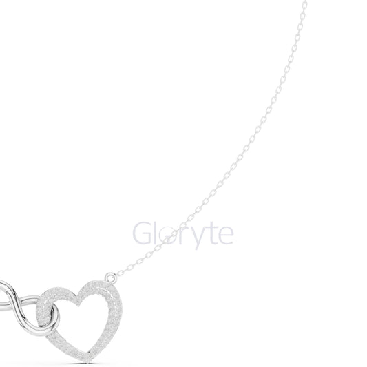 Heart Diamond Pendant Necklace