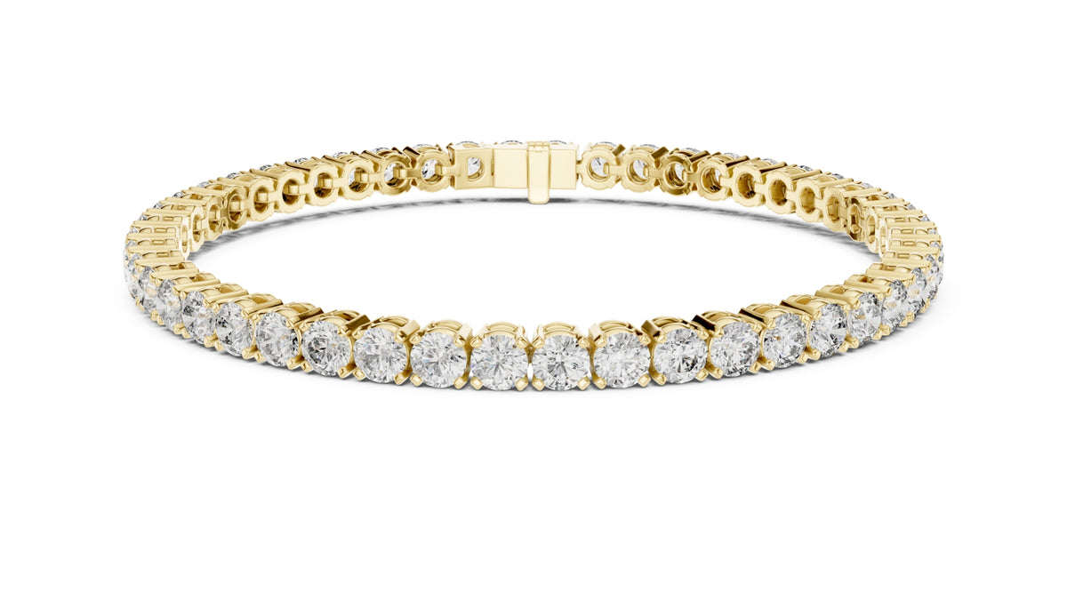 Round Cut Diamond Tennis Bracelet (3.30mm)