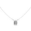Emerald Cut Solitaire Pendant | 2.5 CT