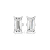 Baguette Diamond Stud Earrings