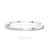 Double Row Petite Diamond Wedding Band – Lab-Grown & Moissanite