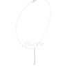 Diamond Vertical Bar Pendant Necklace