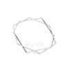 Geometric Diamond Bangle