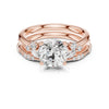 Round Diamond Vintage-Inspired Bridal Set