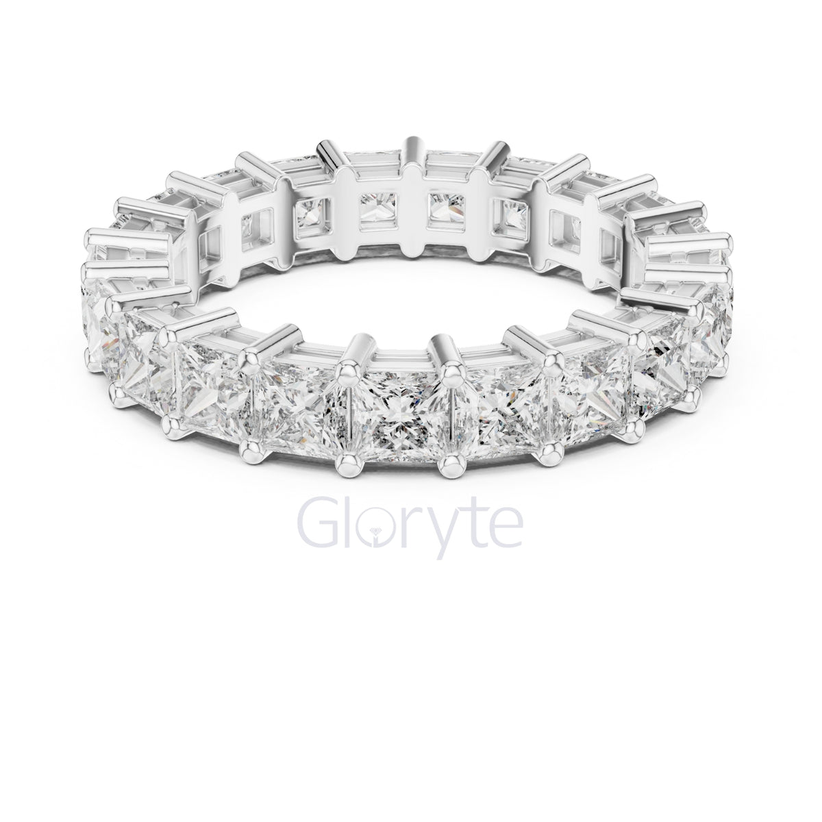 Princess Cut Diamond Eternity Band