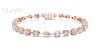 Mixed Shape Diamond Tennis Bracelet