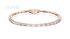 Baguette Cut Diamond Tennis Bracelet