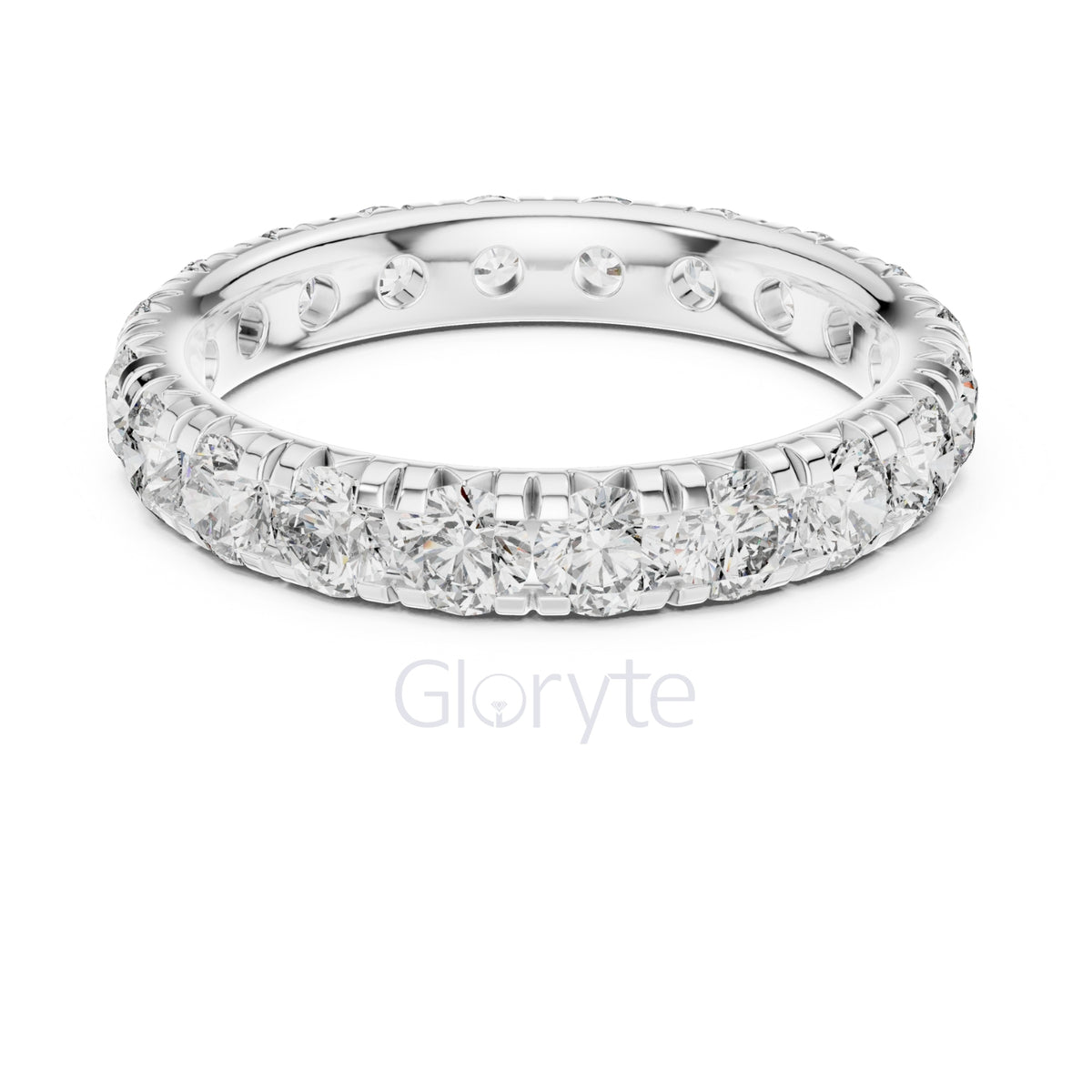 Round Cut Diamond Eternity Band