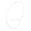 Dangling Diamond Station Necklace