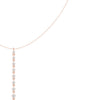 Diamond Vertical Bar Pendant Necklace