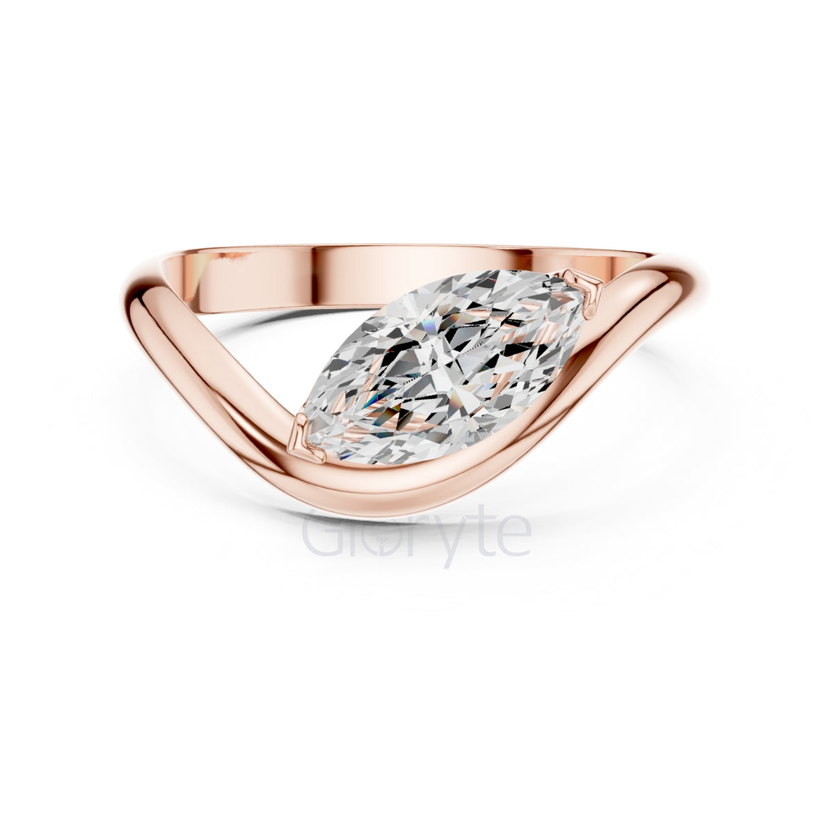 Marquise Diamond Wrap Ring