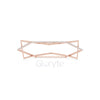 Geometric Diamond Bangle