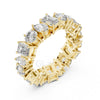Pear, Round & Emerald Cut Diamond Eternity Band