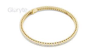 Princess Cut Diamond Tennis Bracelet