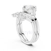 Oval Diamond Bridal Set