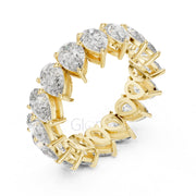 Pear Cut Diamond Eternity Band