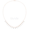 Baguette Diamond Necklace