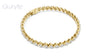 Wave-Design Diamond Tennis Bracelet 2.90mm