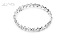 Diamond Wave Tennis Bracelet 3.80mm