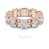 Bold Round & Petite Accent Diamond Eternity Band