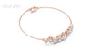 Cluster Round Cut Diamond Bracelet