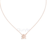 Bloom Diamond Cluster Pendant Necklace