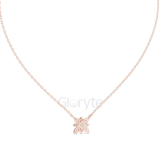 Bloom Diamond Cluster Pendant Necklace